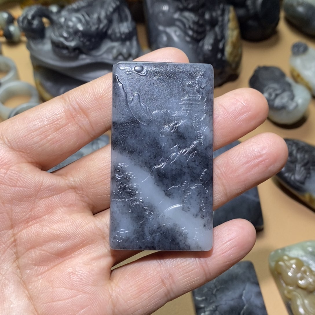 和田玉挂件未镶嵌