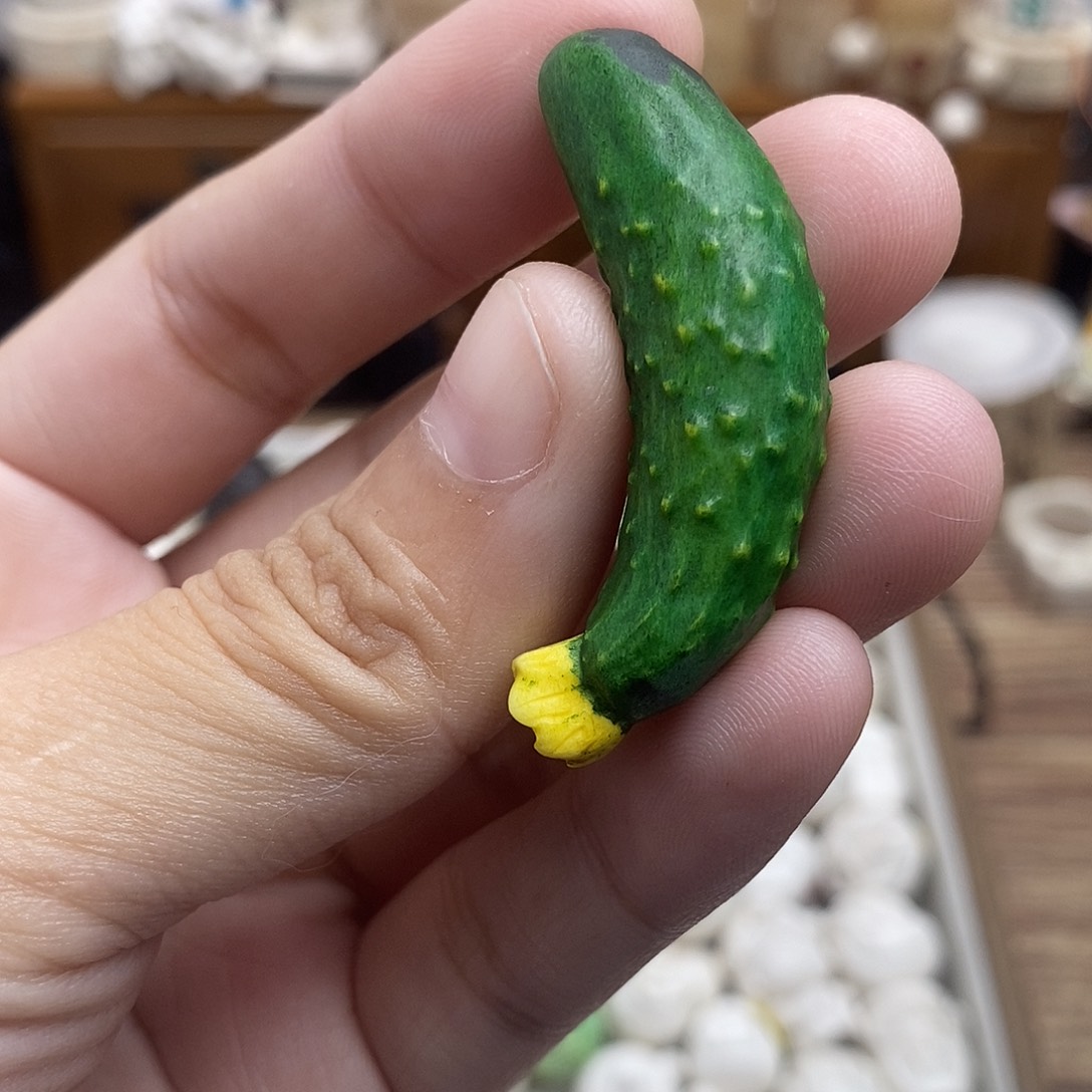 鹿骨把件琦**…c9小黄瓜