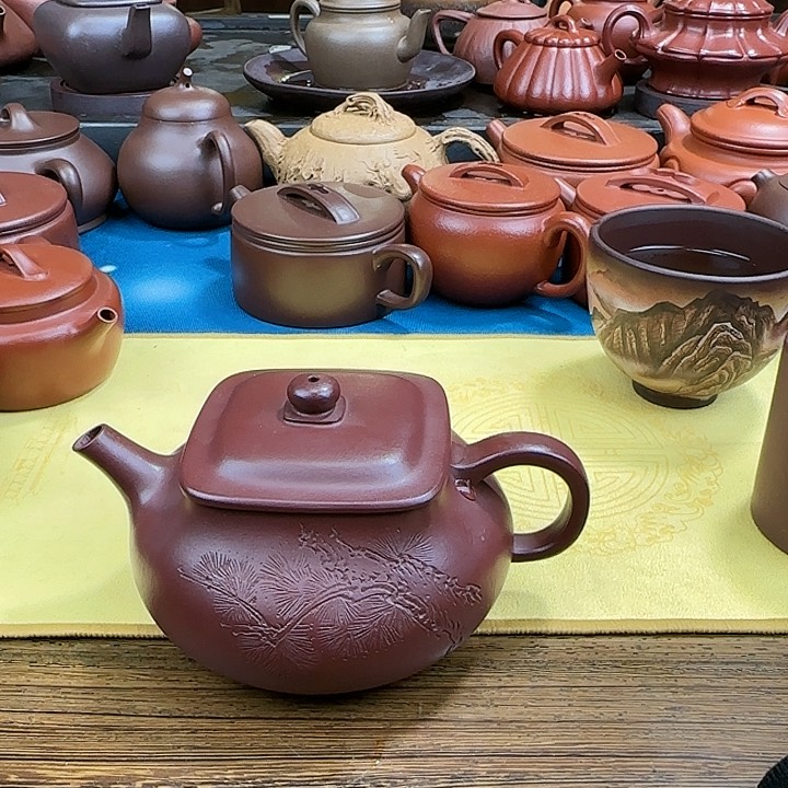 紫砂茶壶乾坤紫泥