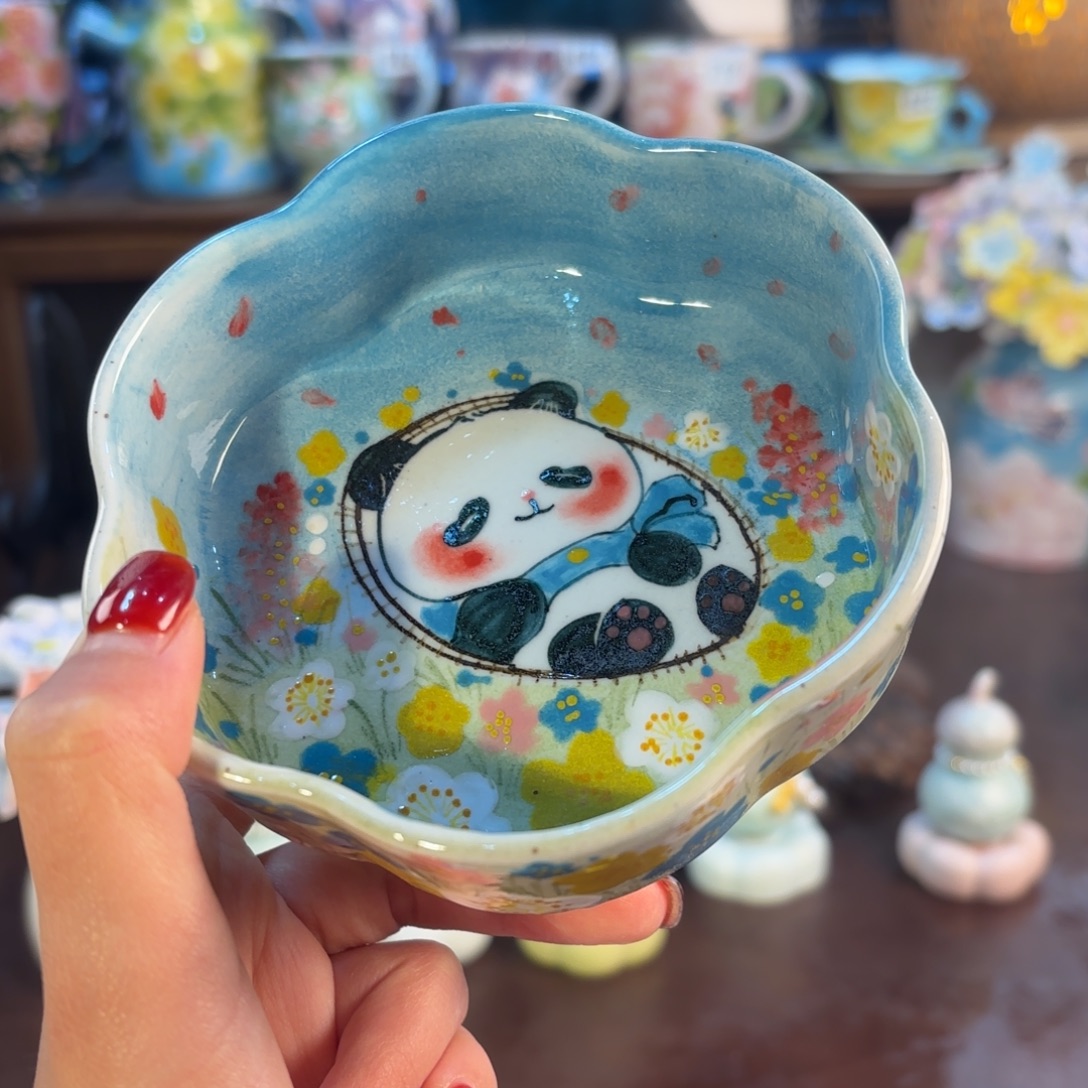 ❀****景德镇手绘高温釉下彩陶瓷茶具