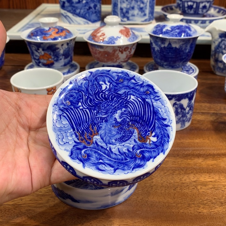 自成堂柴窑 凤盖置