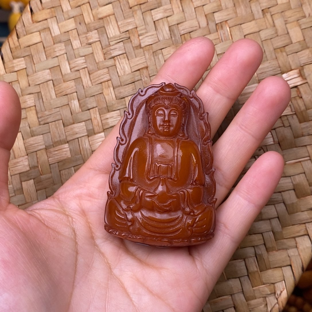 蜜蜡裸石未镶嵌蜜蜡