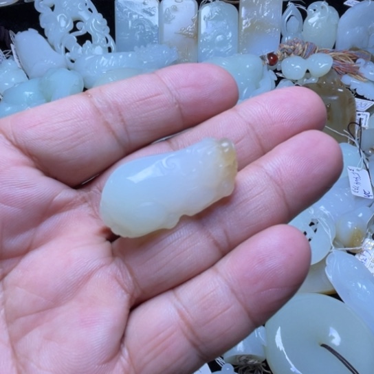 吊坠(不含链)未镶嵌和田玉