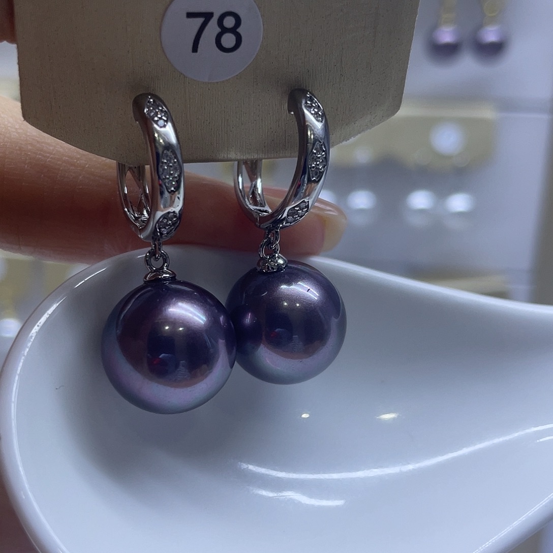 淡水珍珠未镶嵌耳饰