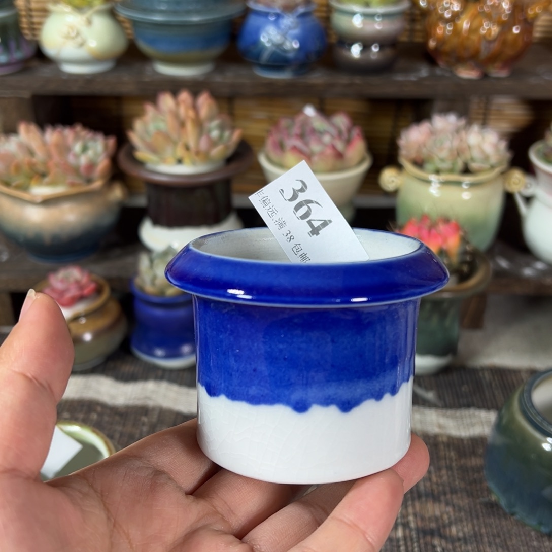 红陶景德镇手工花盆