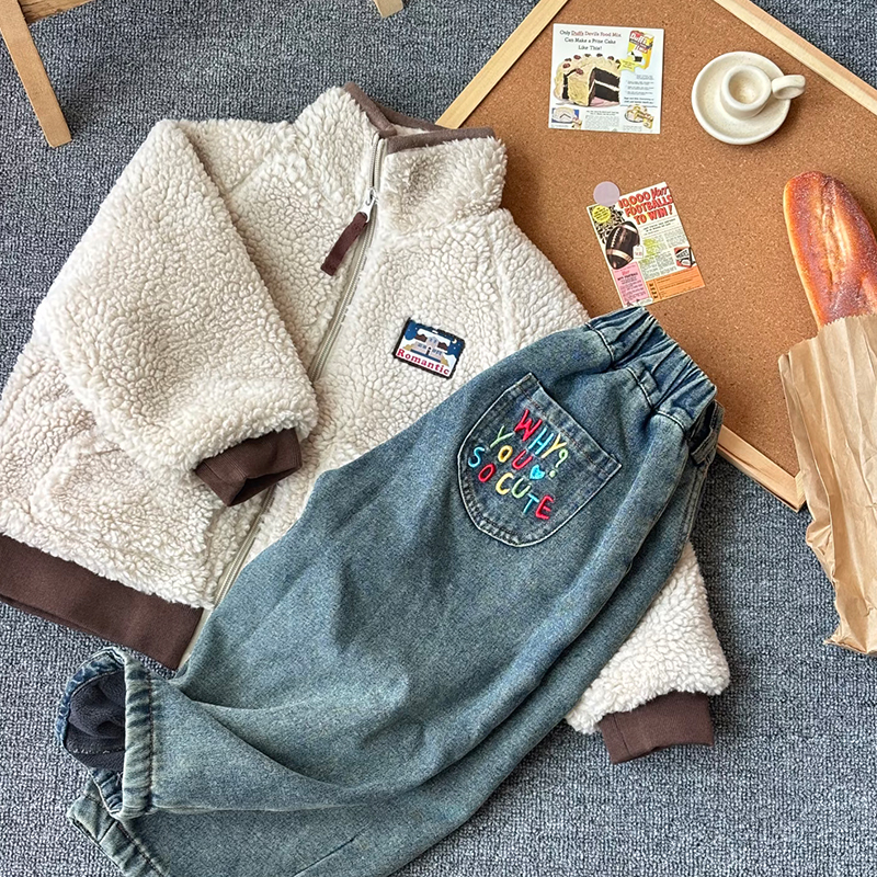 Q457#SY-3122红色卫衣品牌童装