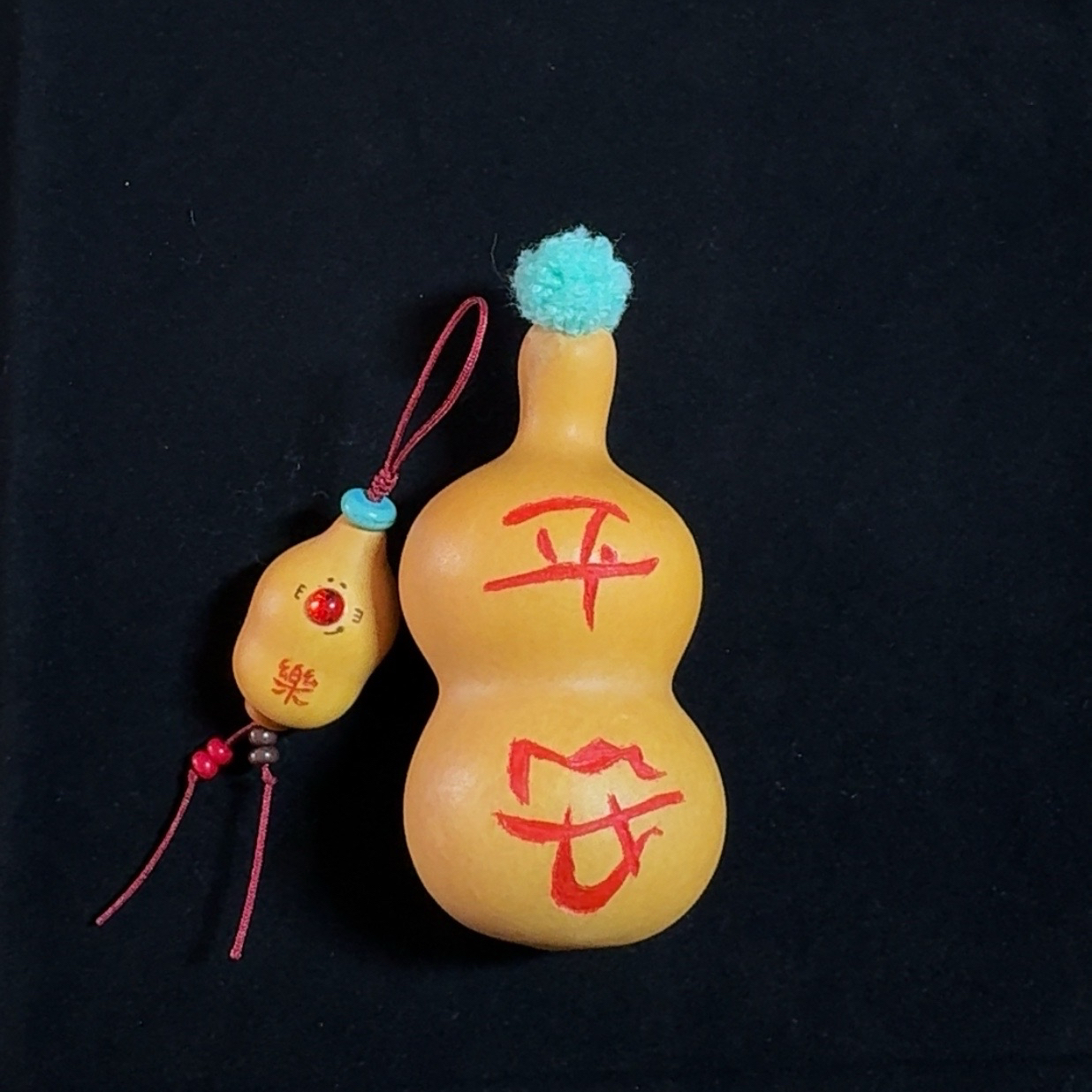 创意可爱葫芦表情包手机链车挂手把件