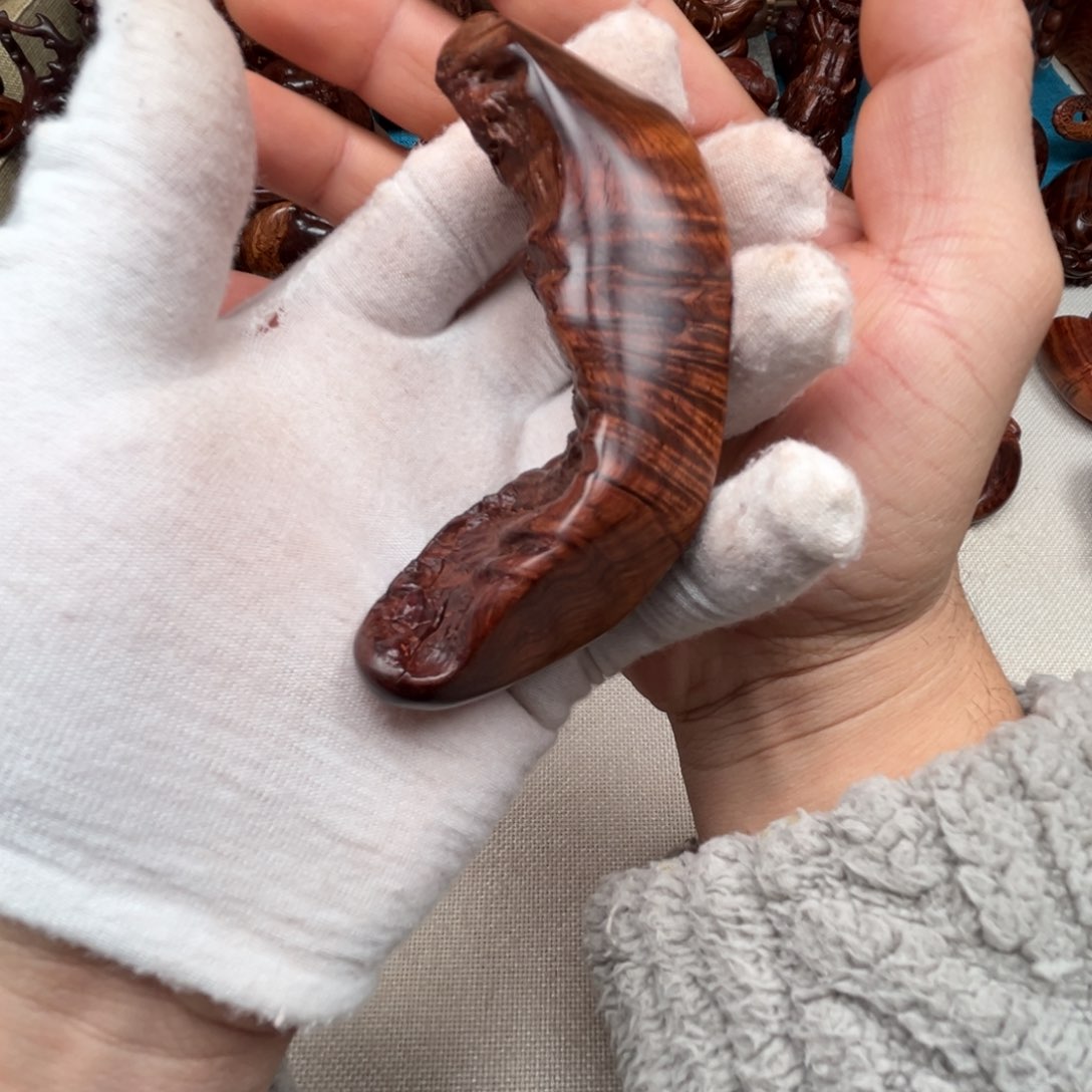 黄花梨/降香黄檀把件小木块…