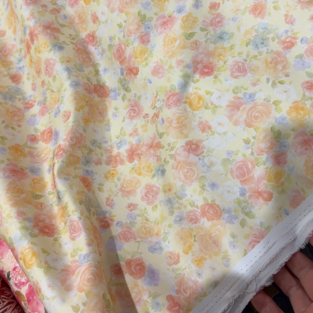 棉纯棉60支加密贡缎1米价X1.1米宽E