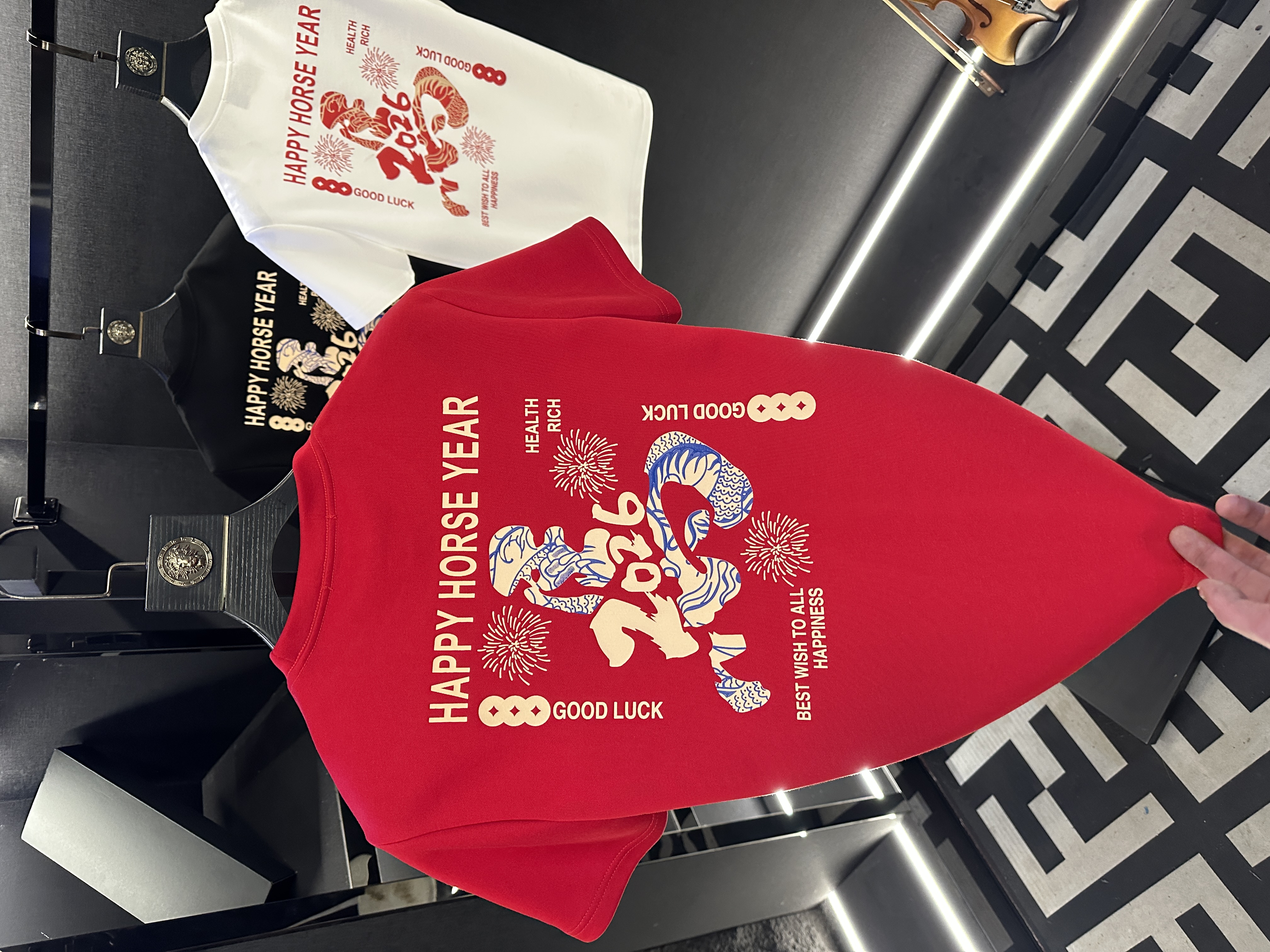 2026设计师休闲时尚舒适新款潮流男装百搭短袖网红圆领个性-k962