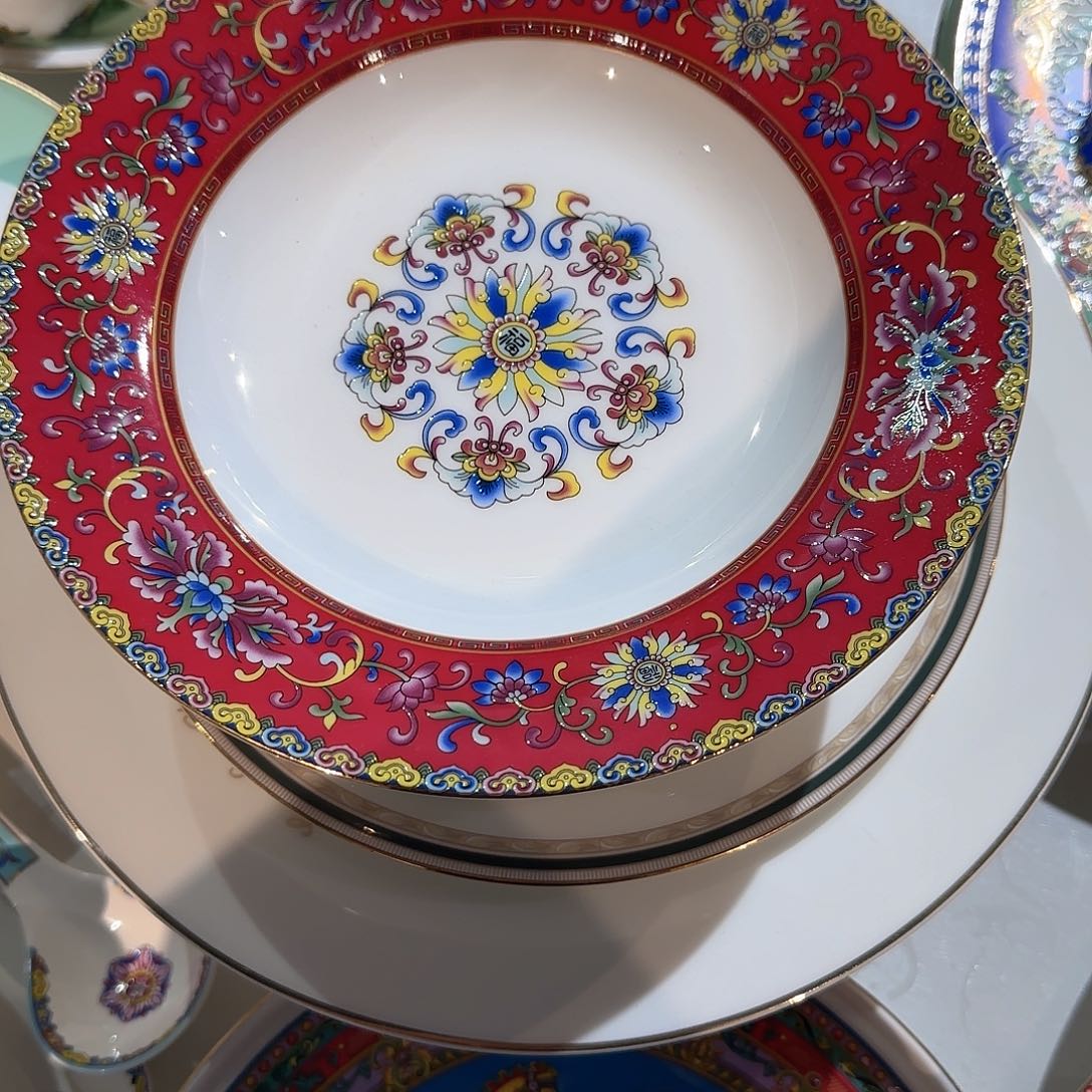 骨瓷骨瓷珐琅彩工艺