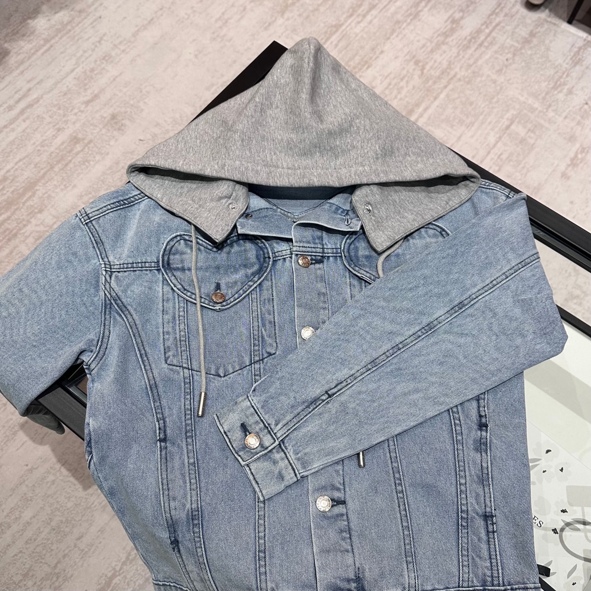 FOG（048）-工装牛仔外套 可拆卸连帽设计 -W82902