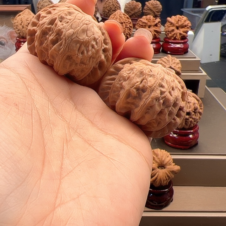 把件文玩核桃40 战鼓 n-031