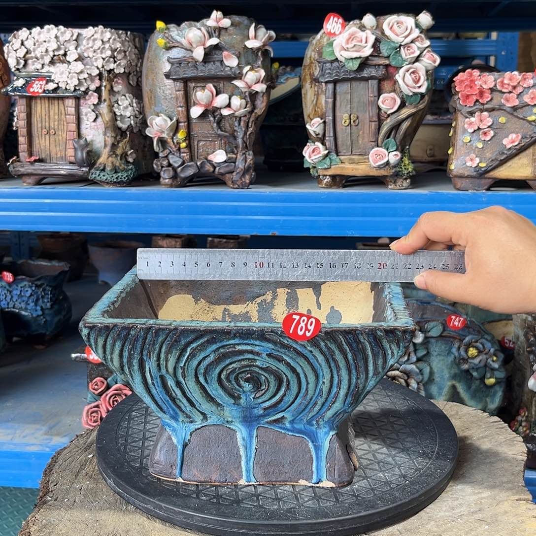 微瑕789 号陶然花器手工花盆