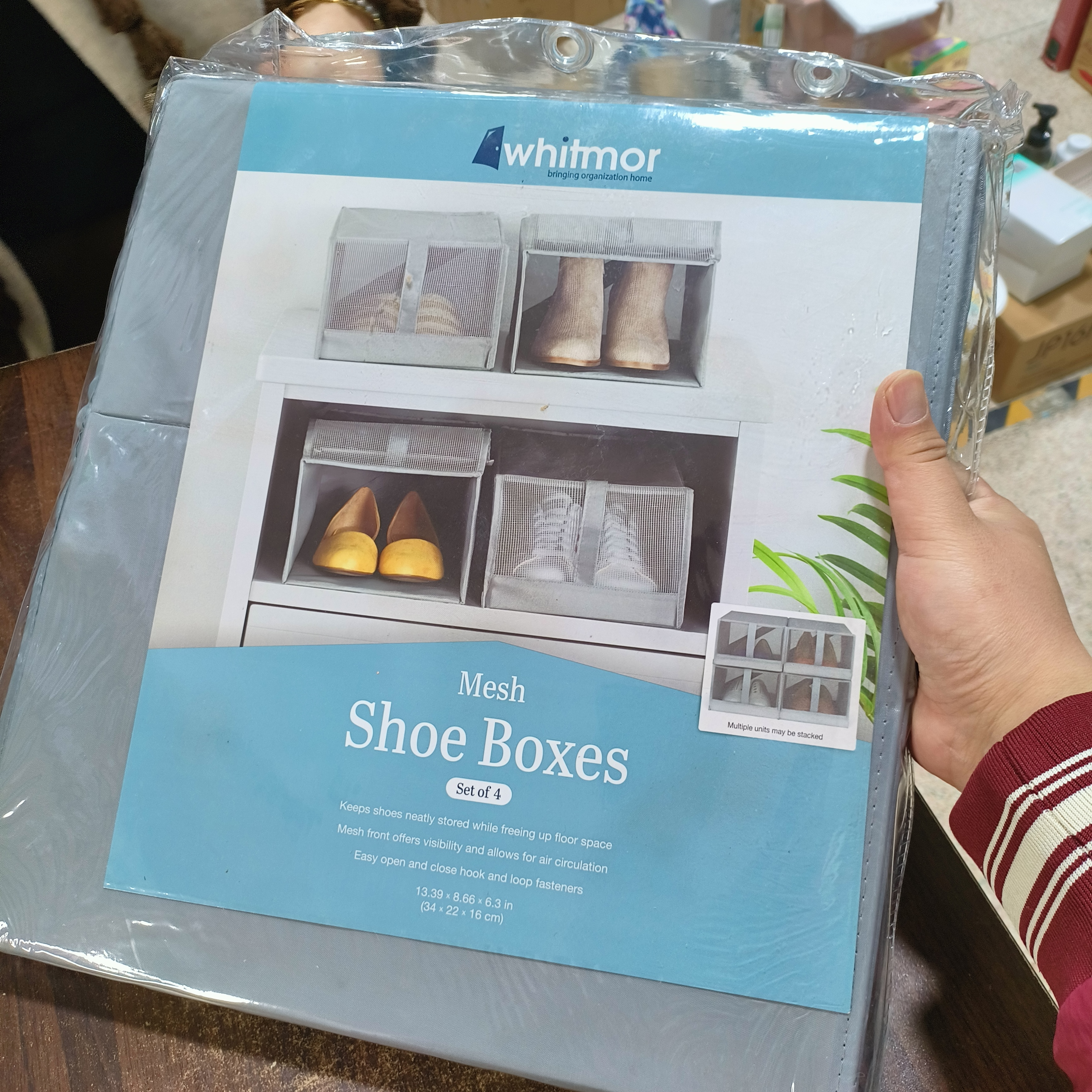 外贸原单高品质鞋柜可叠加