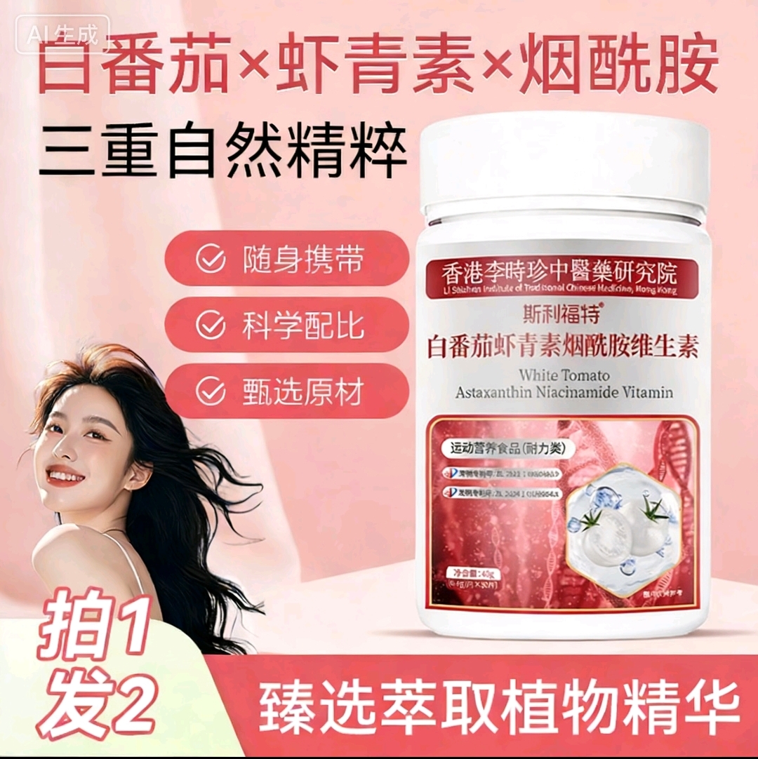 甄选植物原料 姐妹们爱吃的白番茄营养糖