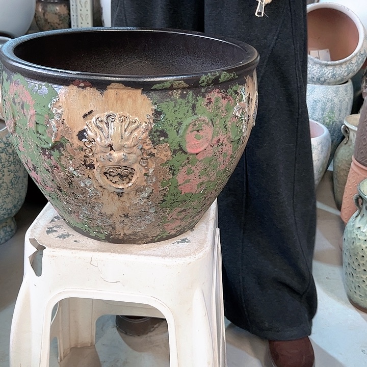 正品口35高26花盆……