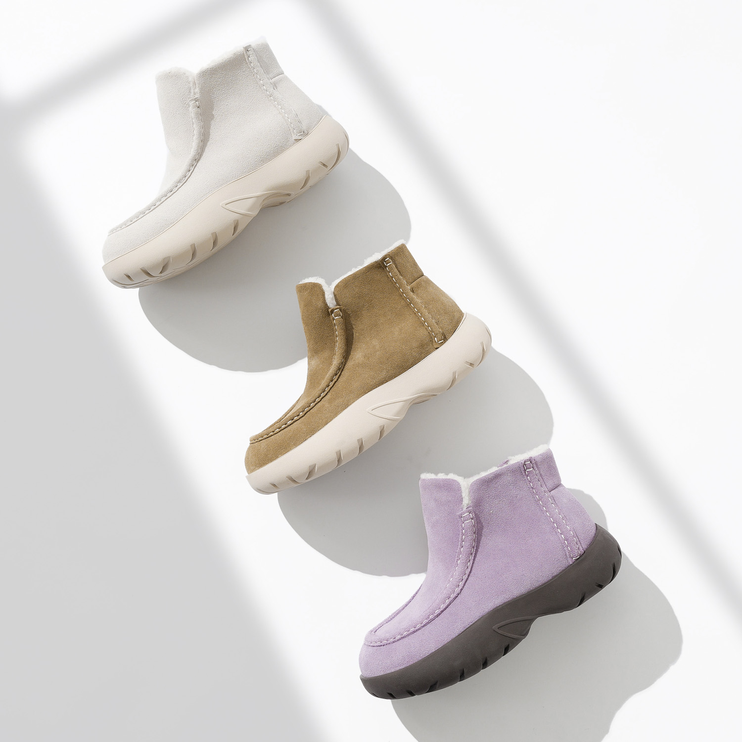 原创新品首发真皮棉靴2024年新款软底敲软敲舒适女棉靴8217