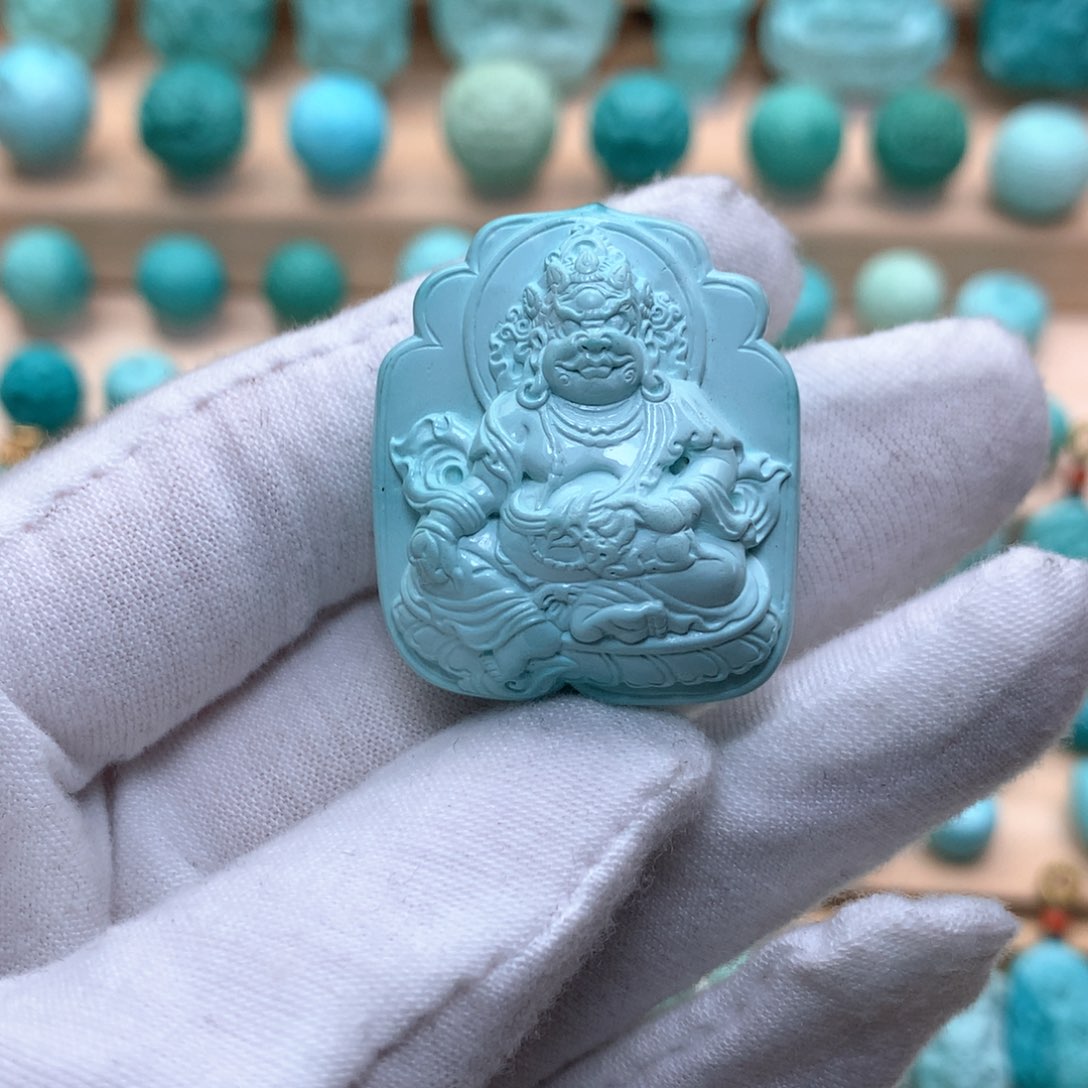 绿松石珠宝奇石未镶嵌西****o