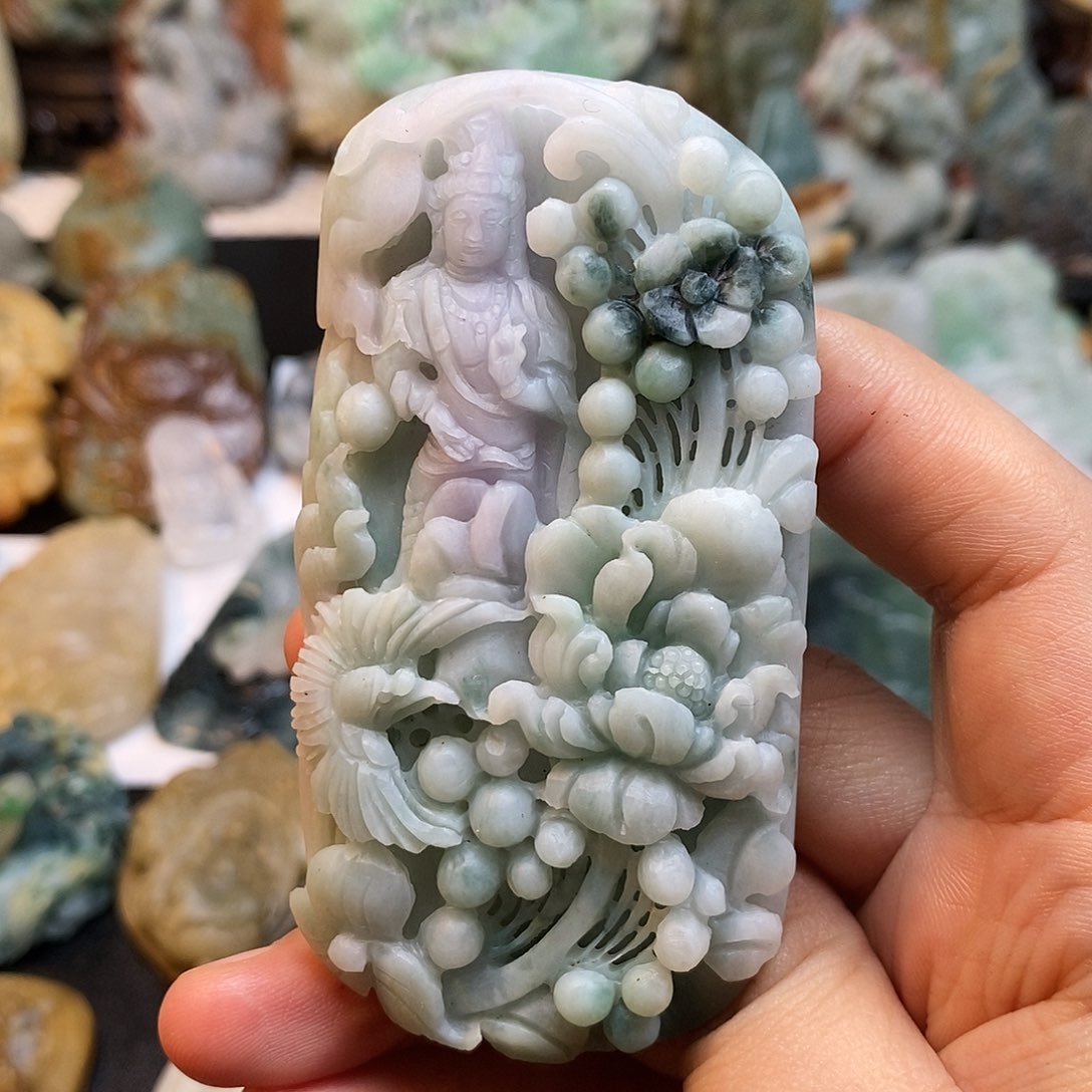 定制翡翠未镶嵌特色a货翡翠