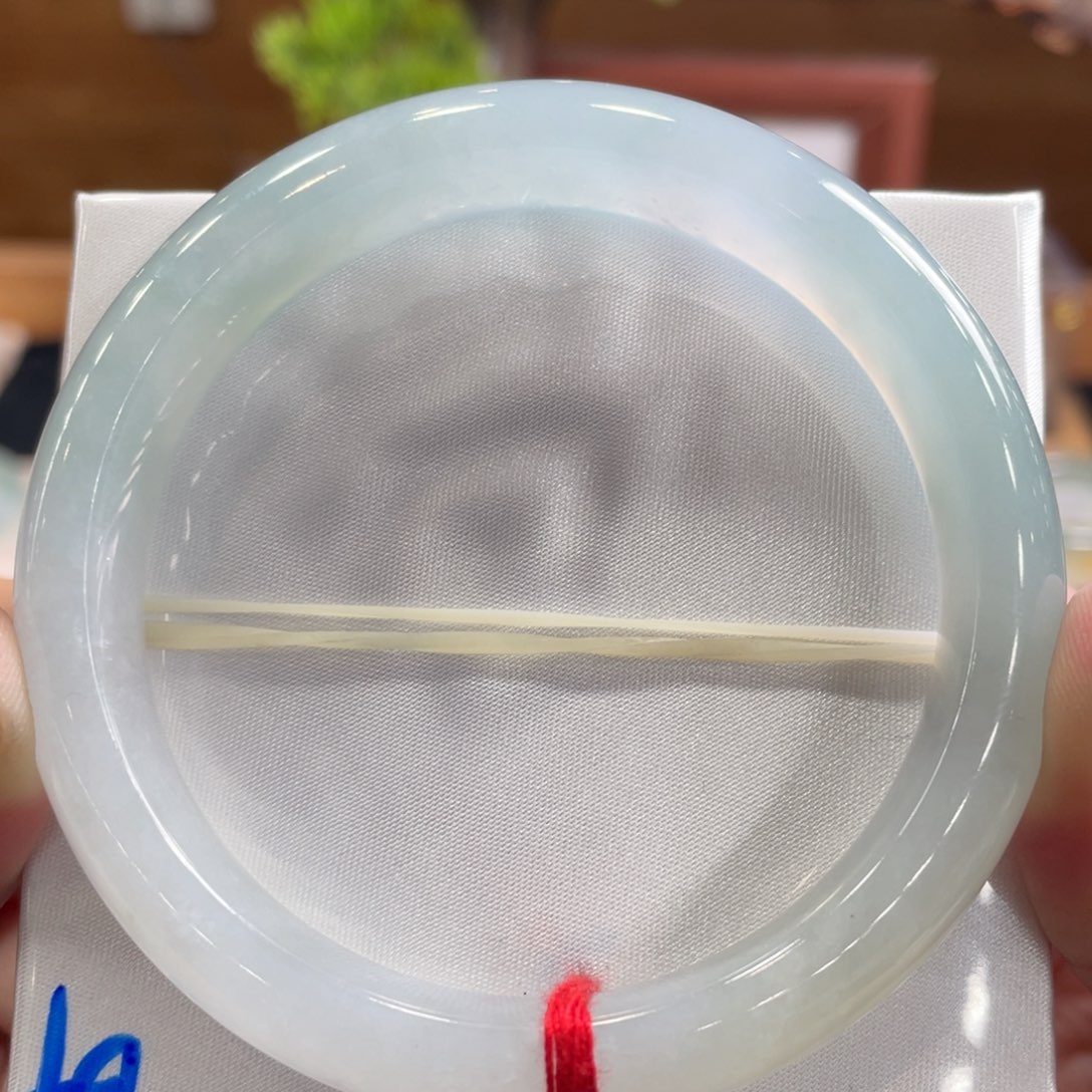 翡翠手镯未镶嵌58 正圈