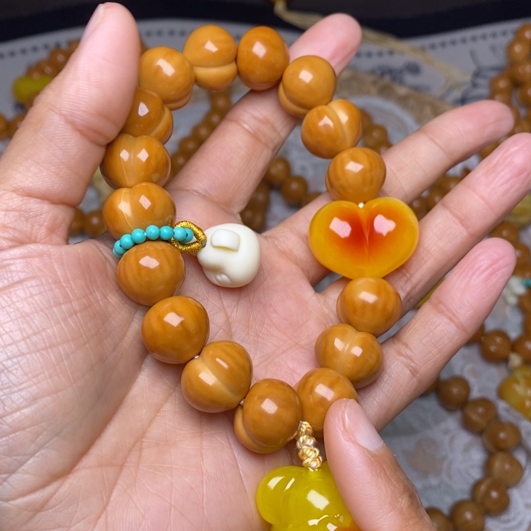 吊坠猴头核桃屁桃15加