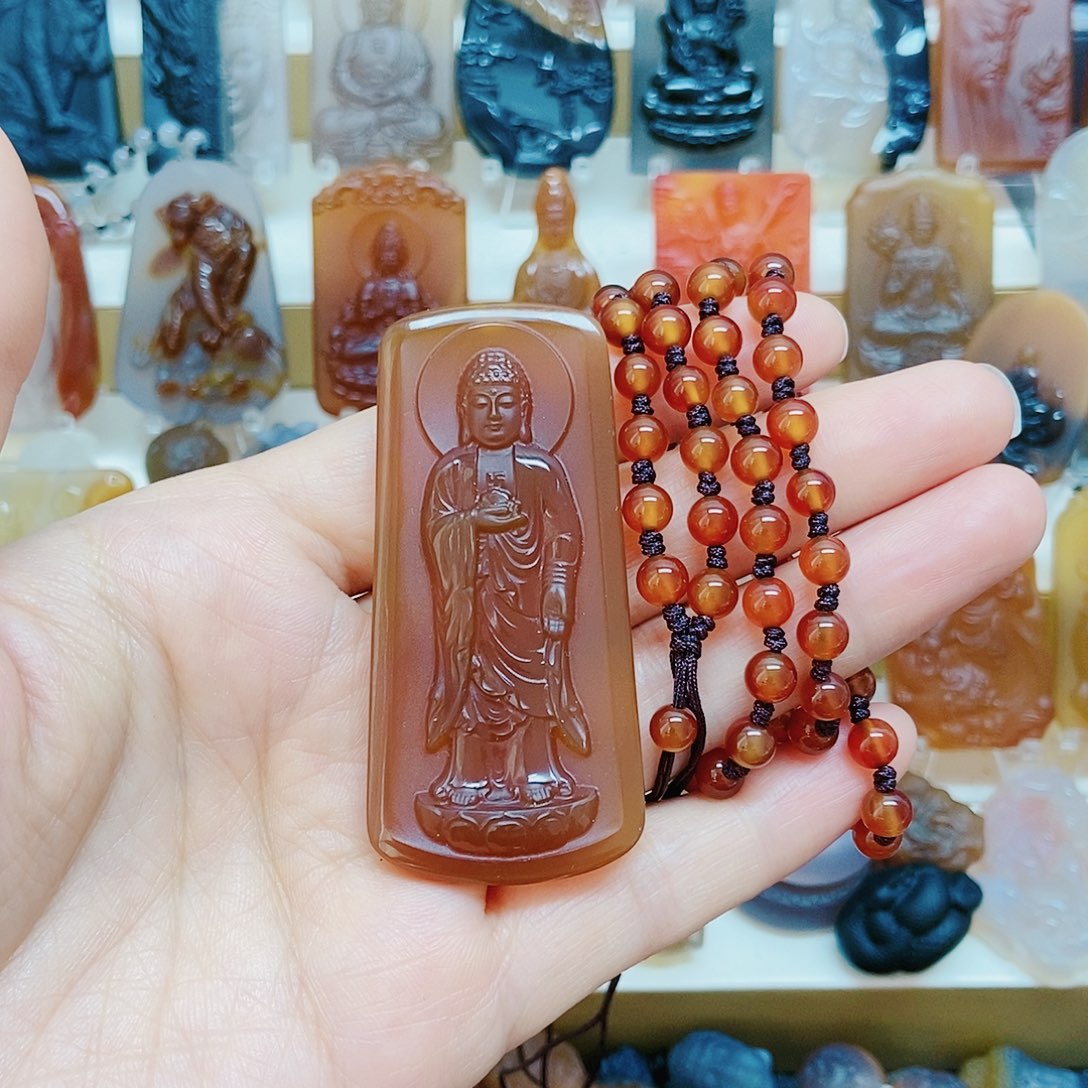 玛瑙/玉髓颈饰未镶嵌一***涯