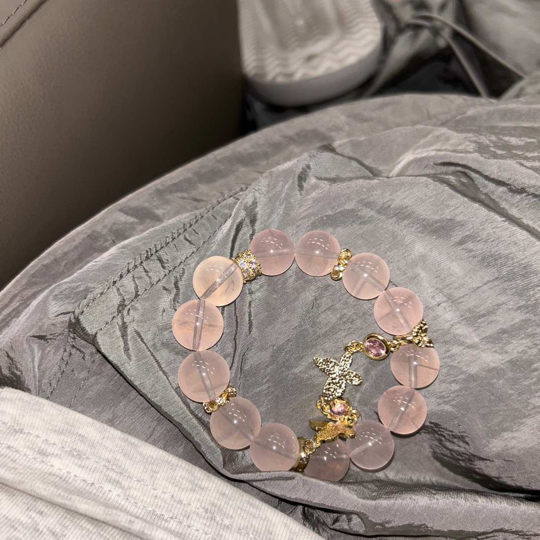 铜合金手链 YO家原创 星光莫粉 实物更深