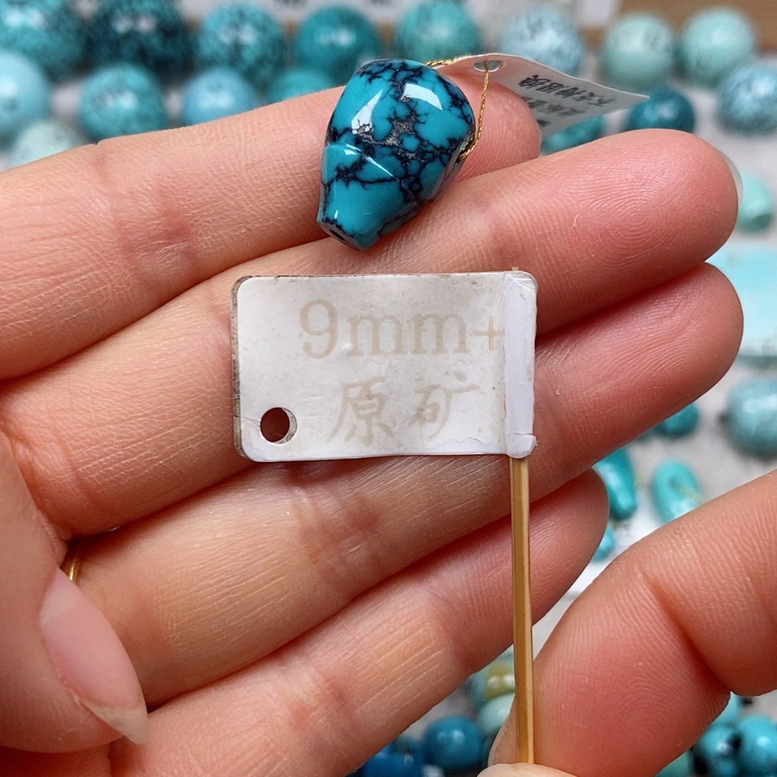 未镶嵌绿松石珠宝半成品