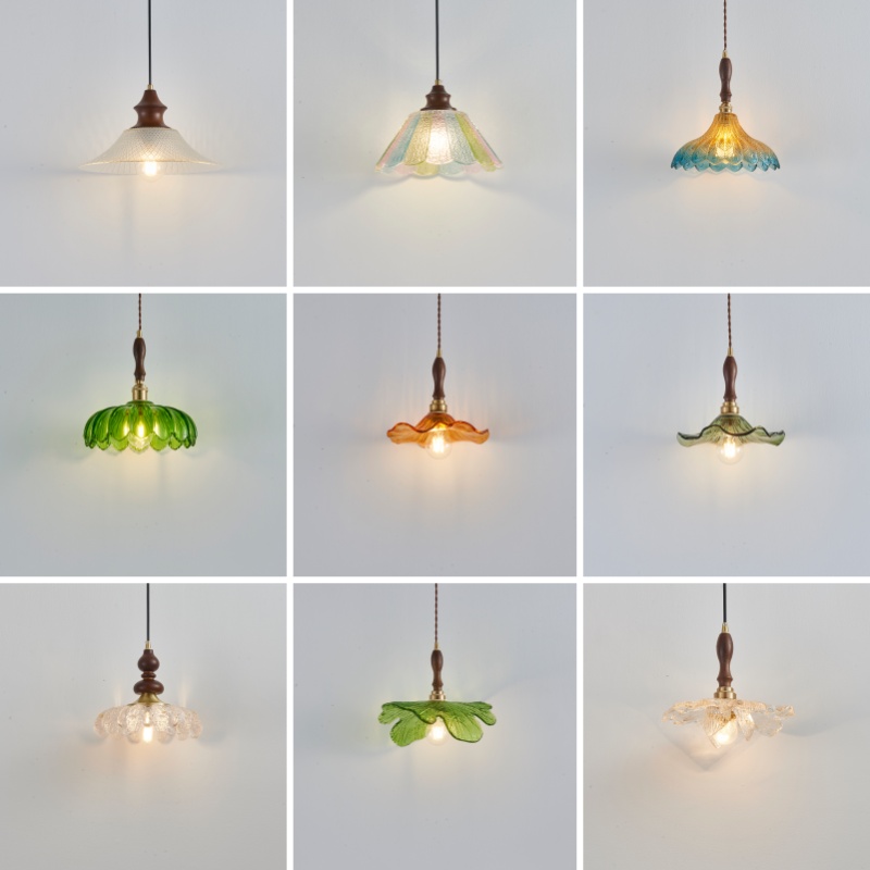 2025新款法式小吊灯玄关花朵房间中古走廊过道玄关房led吊灯创意