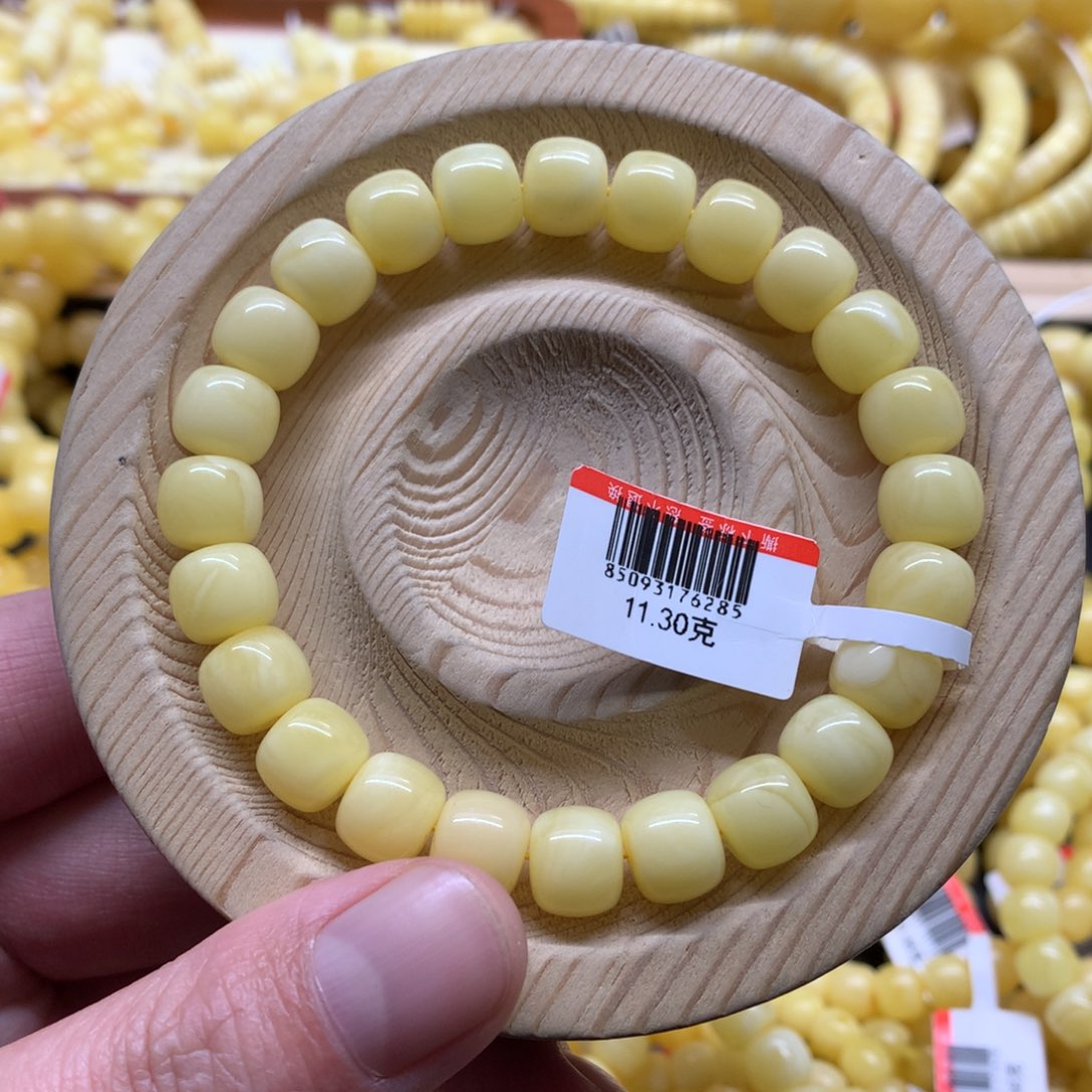 蜜蜡手链未镶嵌蜜蜡