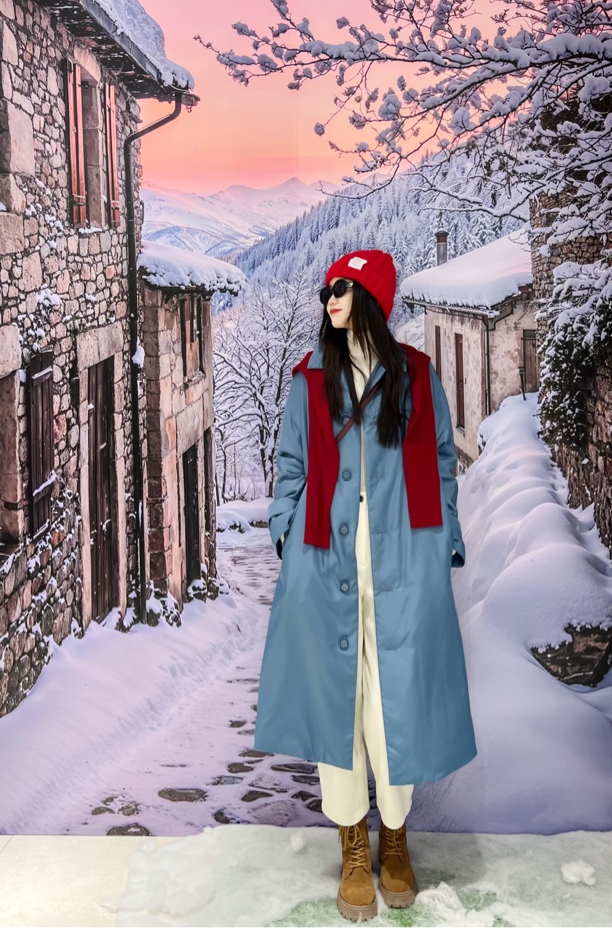 新款长款新雪丽棉衣显瘦百搭棉服 5400960