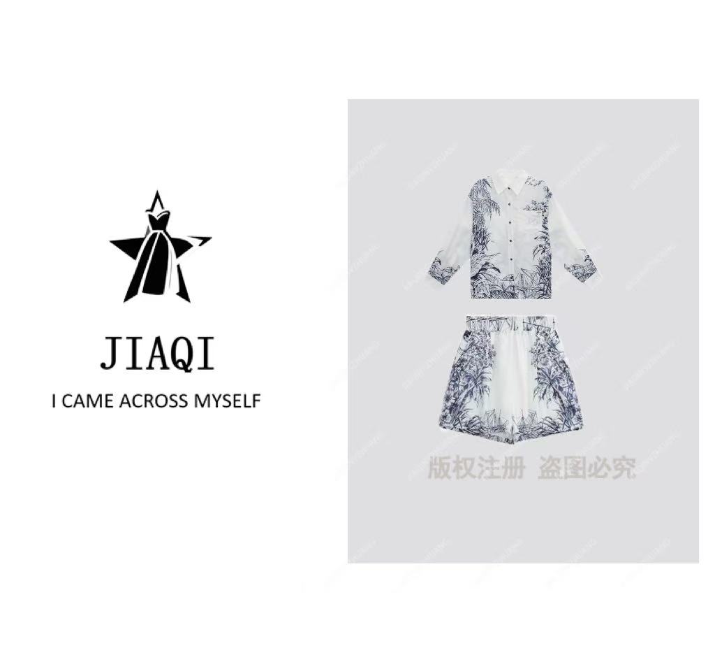 【佳琪高奢】定制时尚、百搭、女士休闲套装LY4163