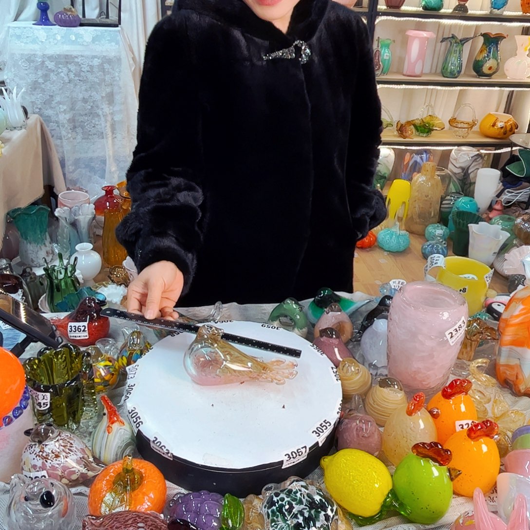 鸟家悦美居琉璃摆件