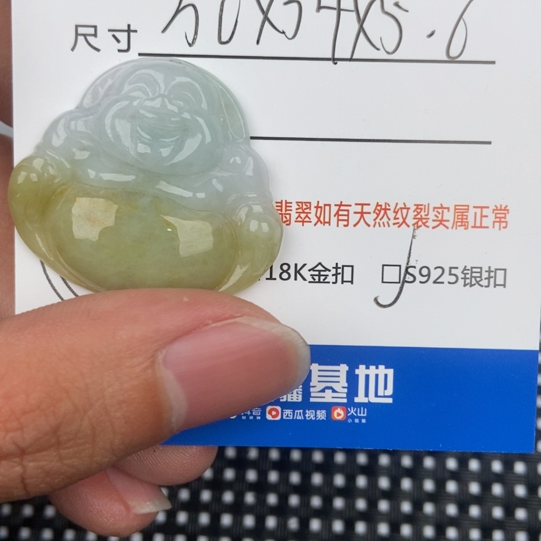 翡翠颈饰未镶嵌吊坠