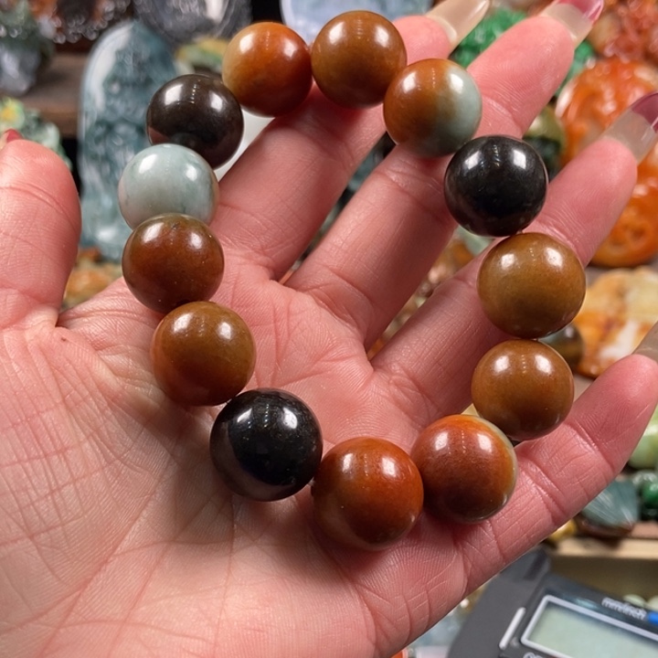 心***°翡翠未镶嵌手串腾冲老料翡翠手串