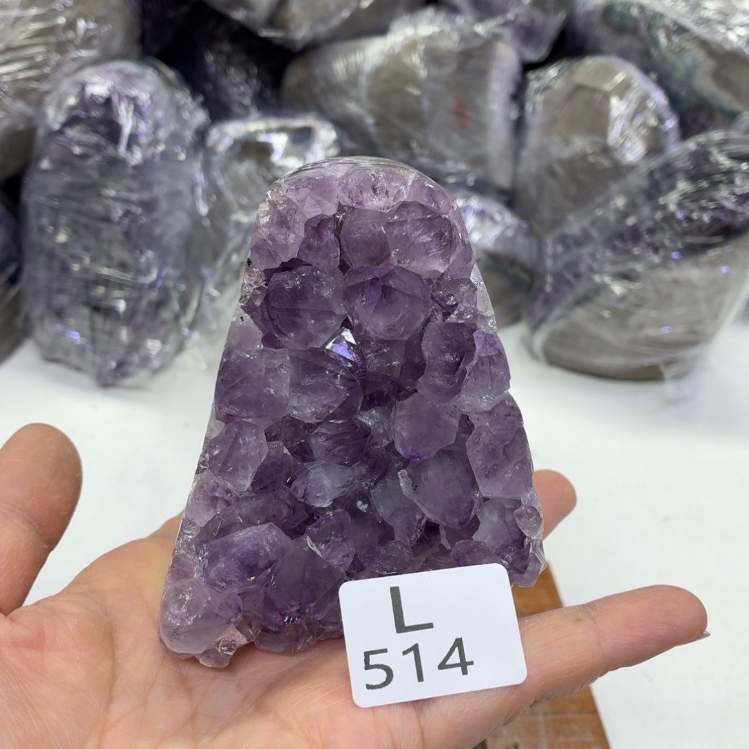 未镶嵌水晶摆件天然紫水晶
