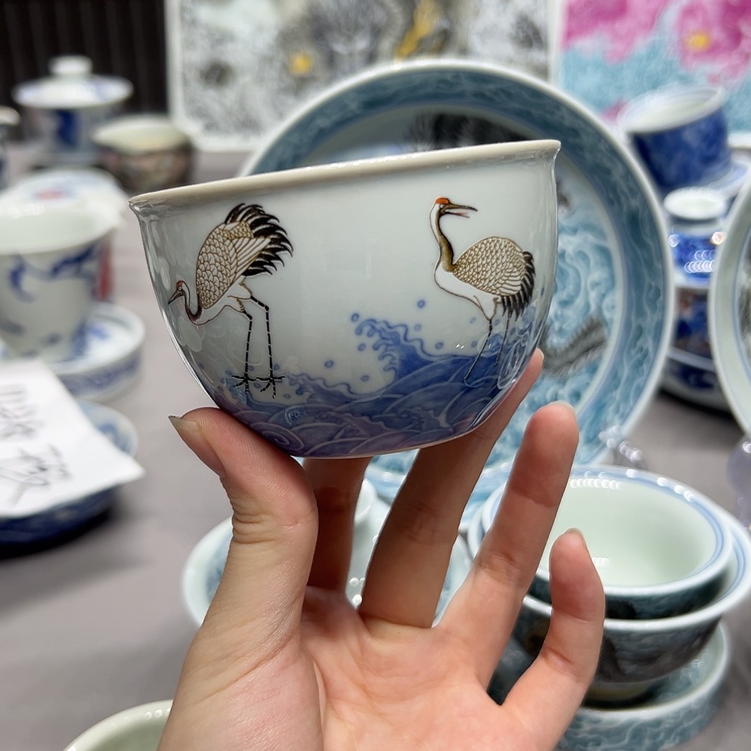 摆件景德镇瓷器半手