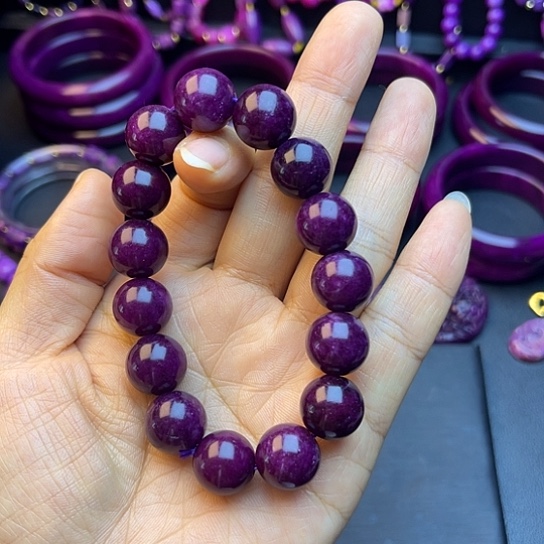 非金属帝王紫卡14圆珠