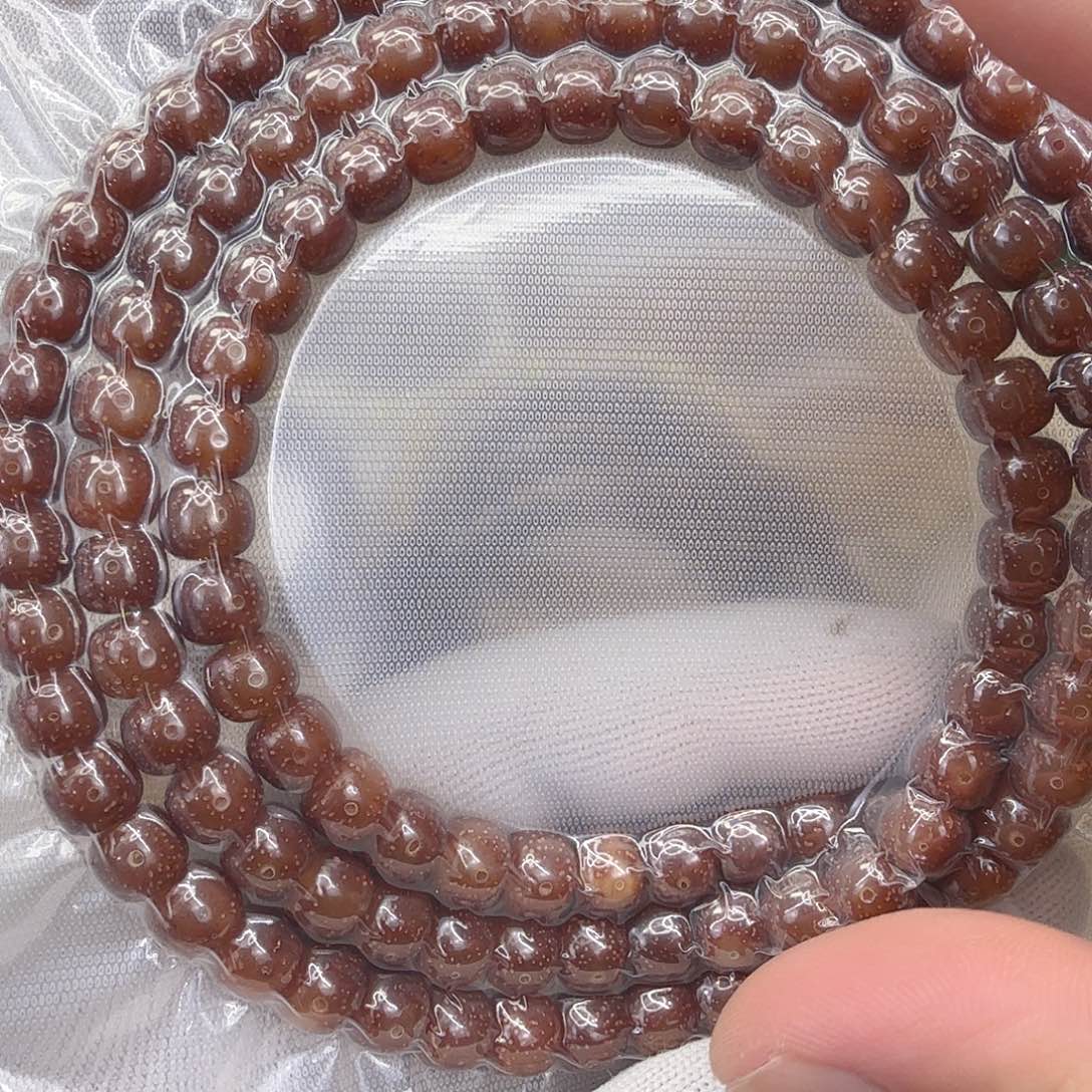 星月菩提手串10殿堂粉冰星月菩提87-108