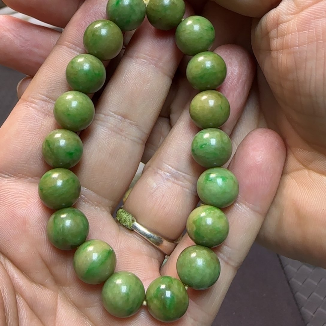 翡翠未镶嵌颈饰九*