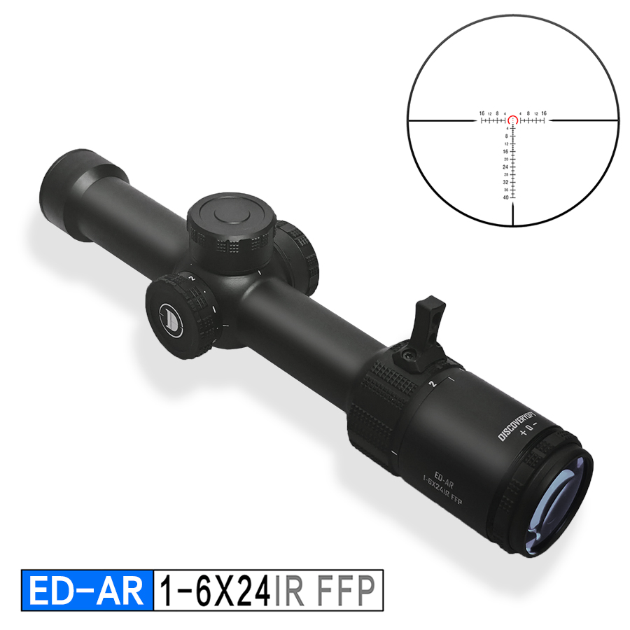 发现者ED-AR1-6X24IRFFP轻量化前置光学单筒高清抗震速调焦望远镜