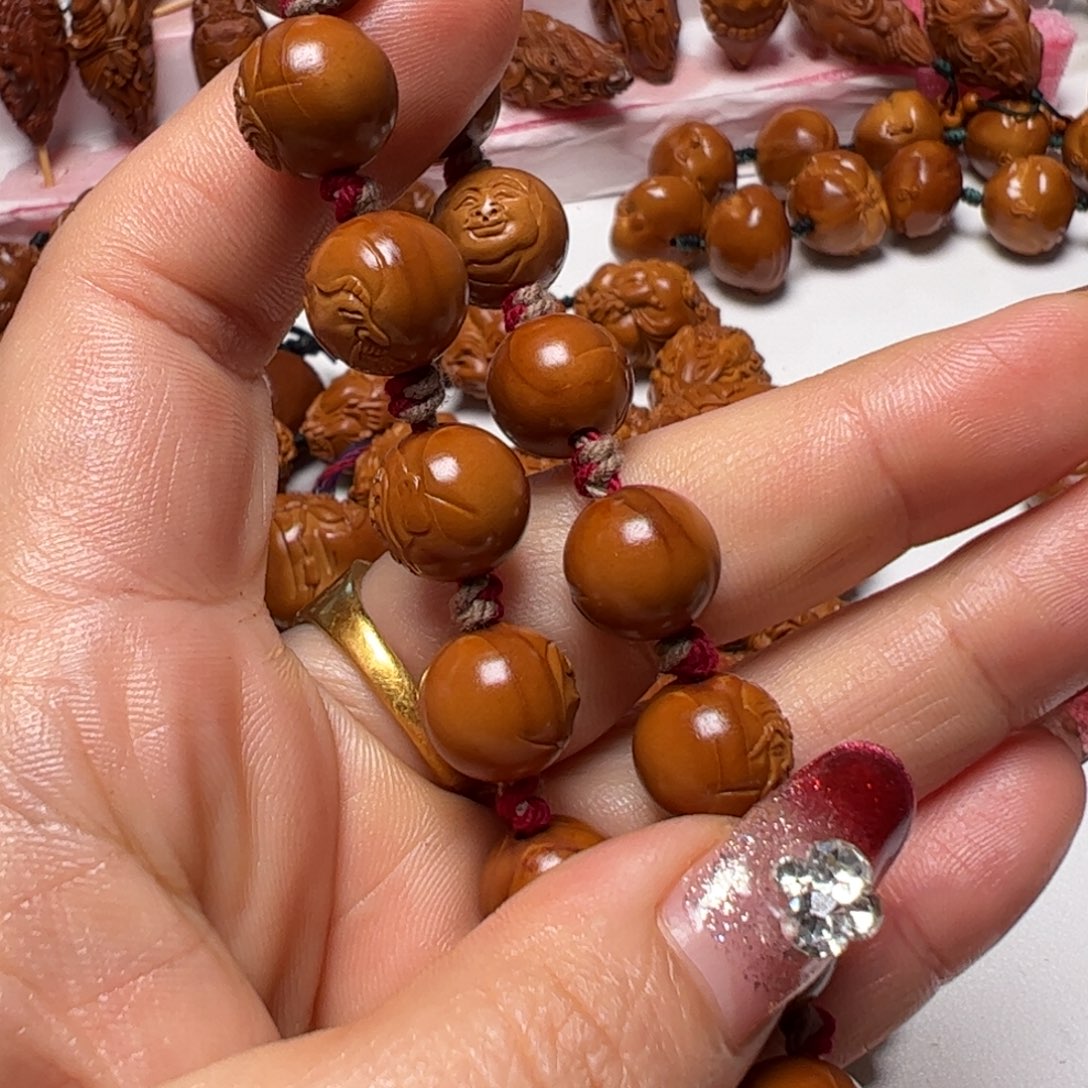 橄榄核手串/手链原*哥橄榄核雕