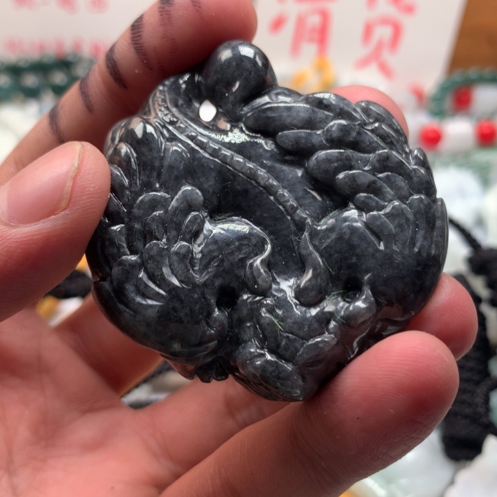 颈饰未镶嵌翡翠保真天然a货翡翠
