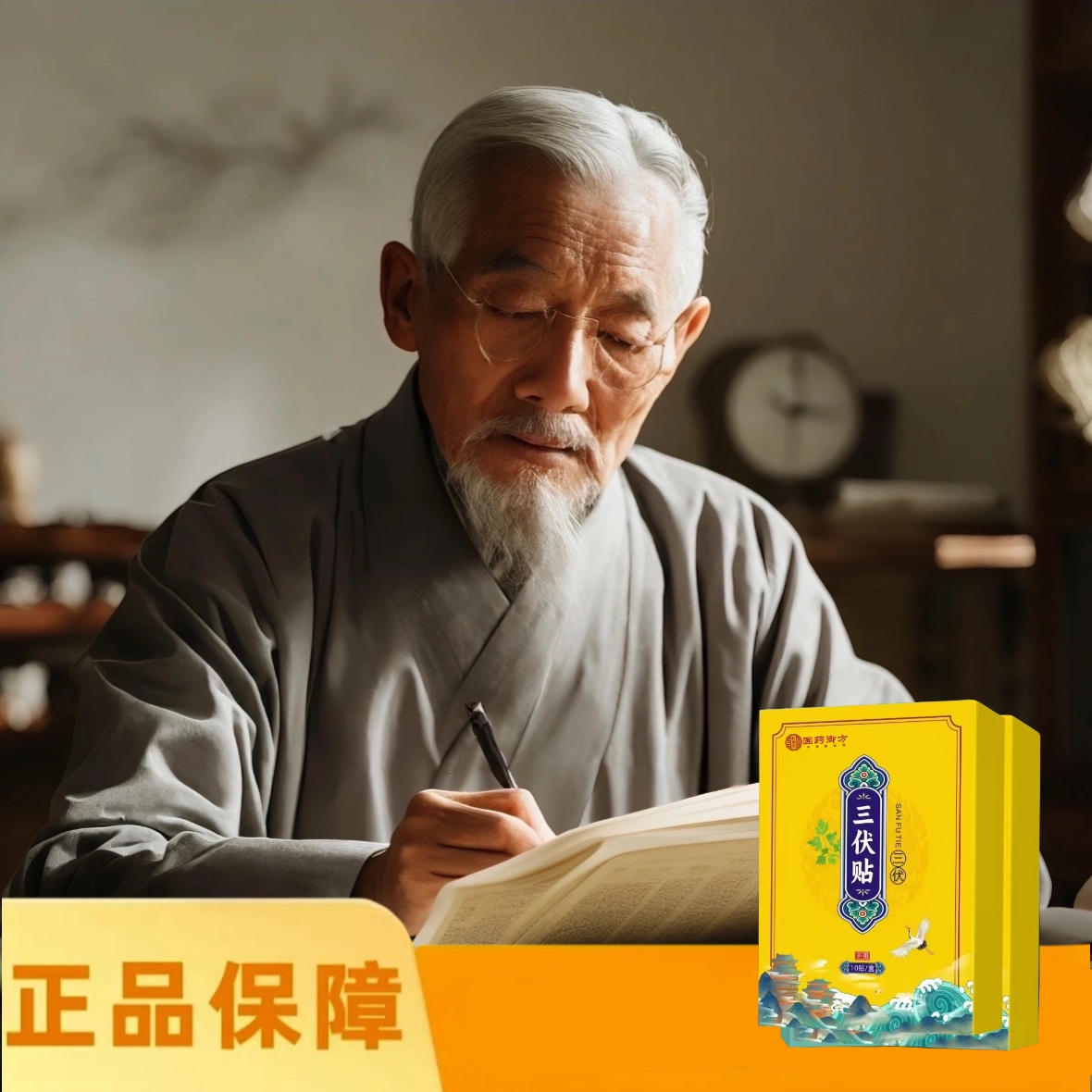 艾草伏湿贴家用温灸草本清湿生姜艾灸贴去湿