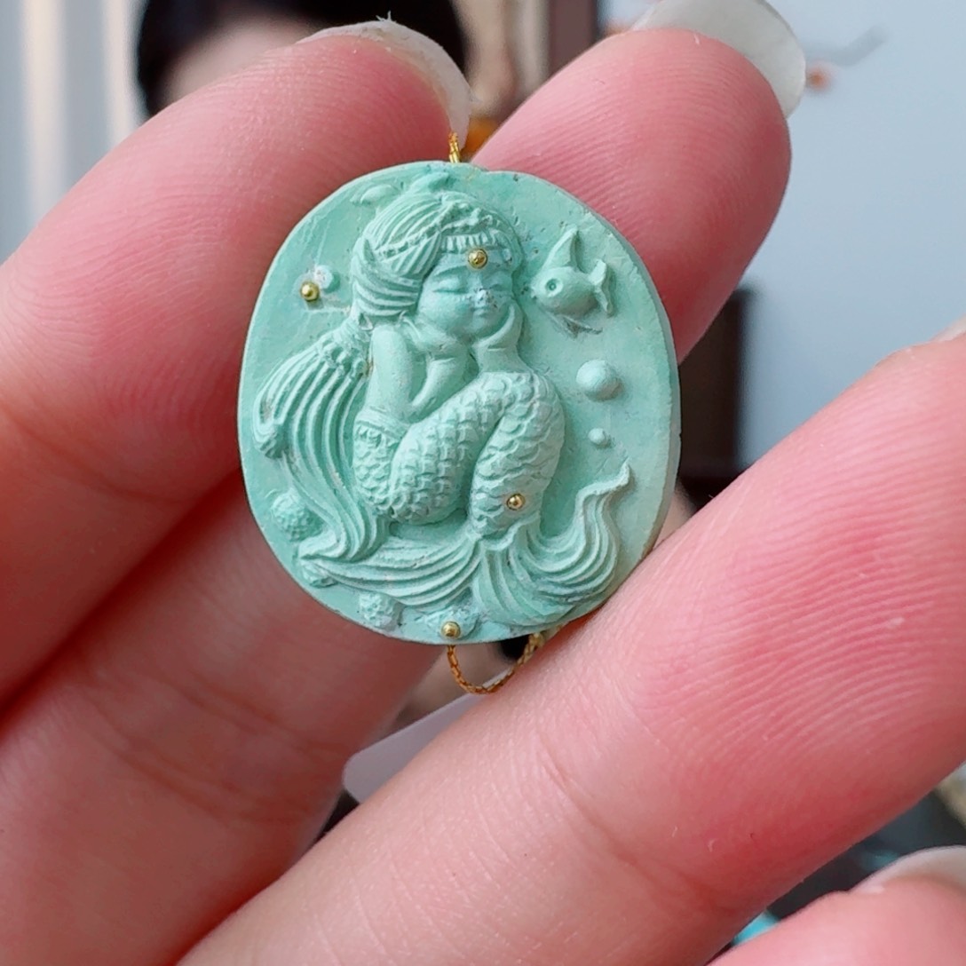 未镶嵌绿松石珠宝奇石