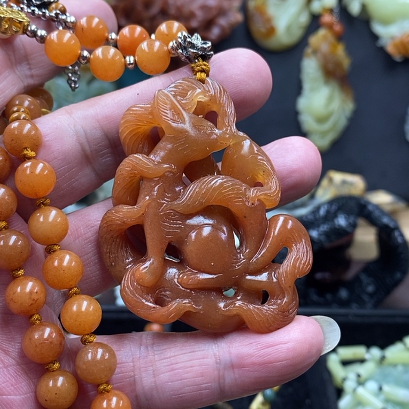 【闪购商品】蛇纹石玉吊坠未镶嵌