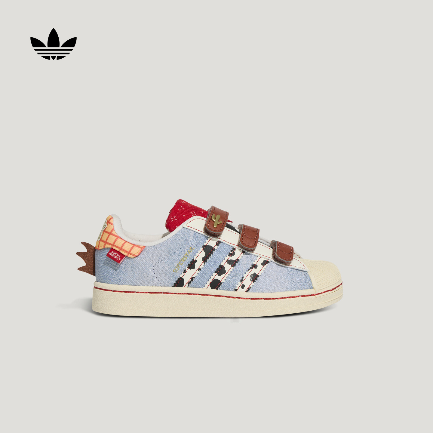 adidas阿迪达斯三叶草小童迪士尼联名板鞋 SUPERSTAR II KK4471