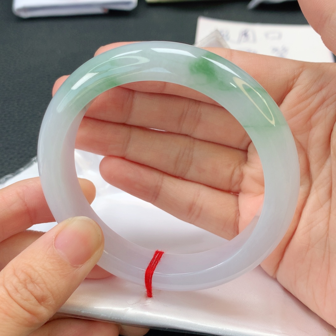 翡翠手镯未镶嵌缅甸58