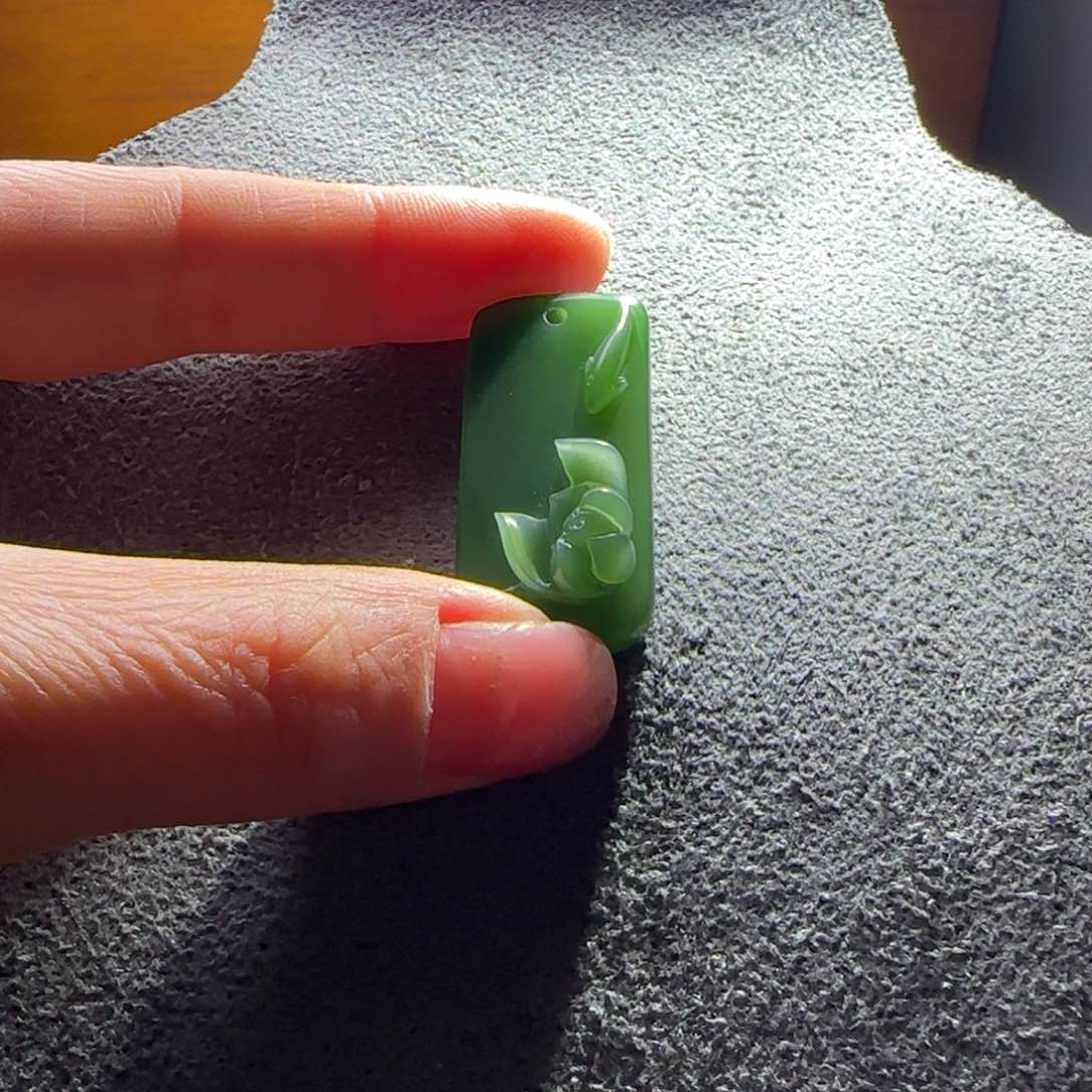 和田玉（白玉）吊坠(不含链)未镶嵌